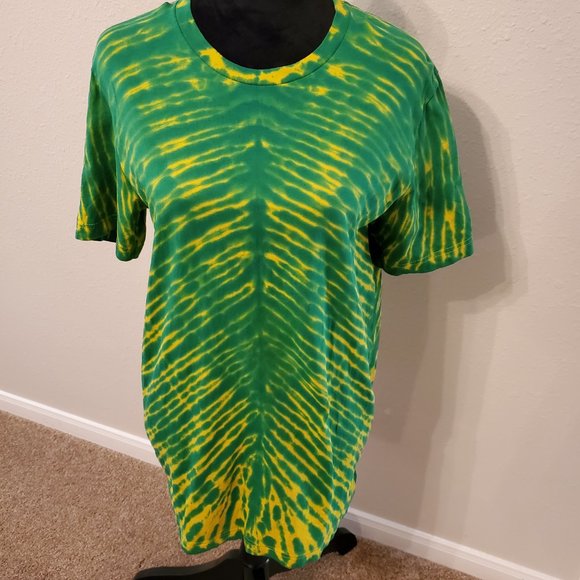 B. Canvas Tie Dye Boho Bohemia unisex short sleeve T-shirt size L. 100% cotton. - Picture 5 of 12